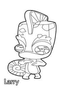 Larry from Zooba coloring page