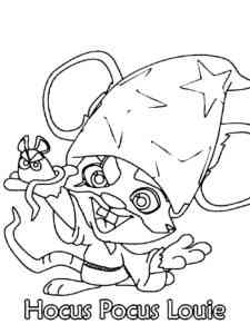 Hocus Pocus Louie from Zooba coloring page