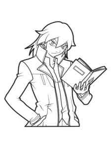 Character from Bakugan coloring page