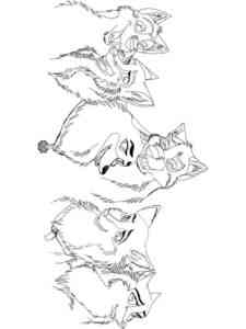 Balto Characters coloring page