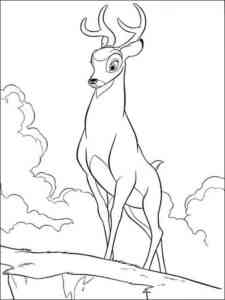The Great Prince of the Forest from Bambi coloring page