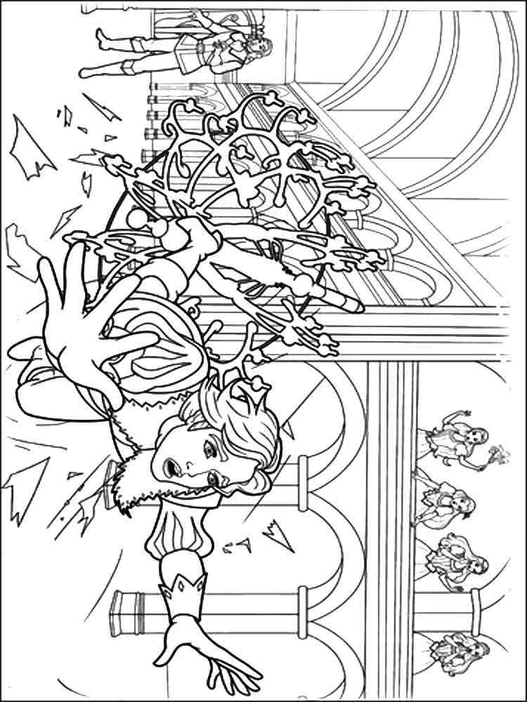Barbie and the Three Musketeers 1 coloring page