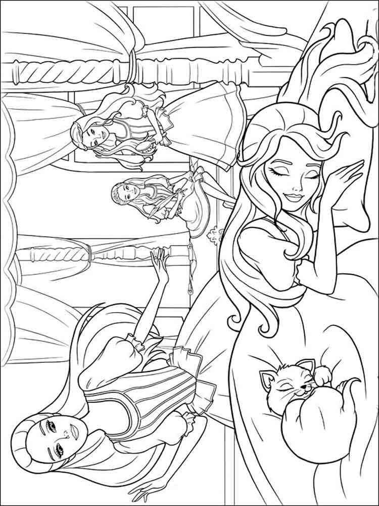 Barbie and the Three Musketeers 10 coloring page