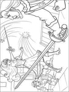 Barbie and the Three Musketeers 12 coloring page