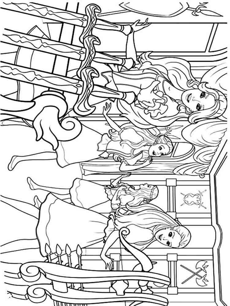 Barbie and the Three Musketeers 14 coloring page