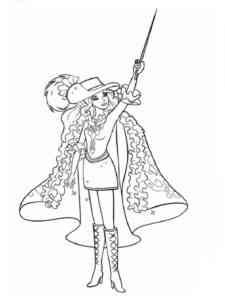 Barbie and the Three Musketeers 2 coloring page