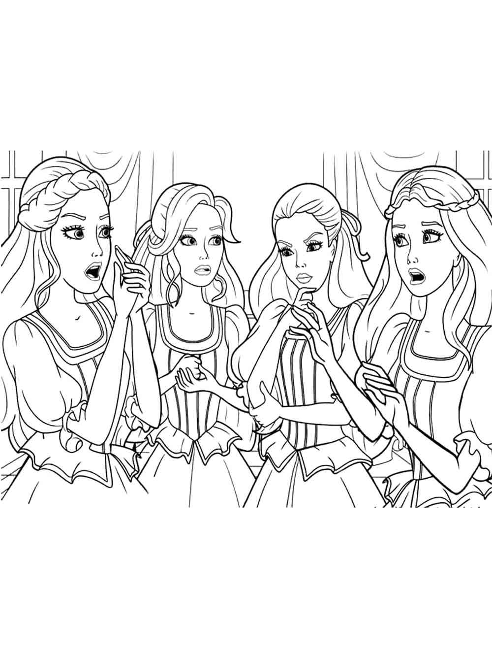 Barbie and the Three Musketeers 4 coloring page