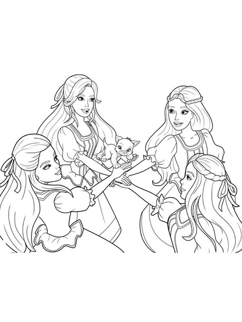 Barbie and the Three Musketeers 7 coloring page