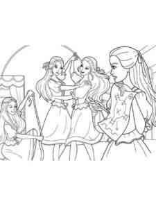 Barbie and the Three Musketeers 9 coloring page
