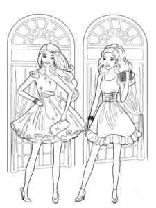 Barbie Beauties coloring page