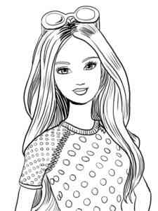 Barbie Doll coloring page