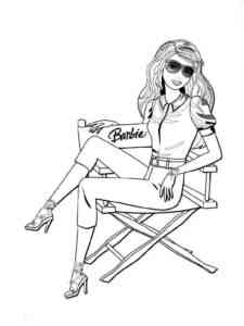 Barbie Superstar coloring page