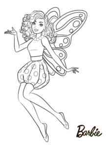 Barbie Fairy Princess coloring page