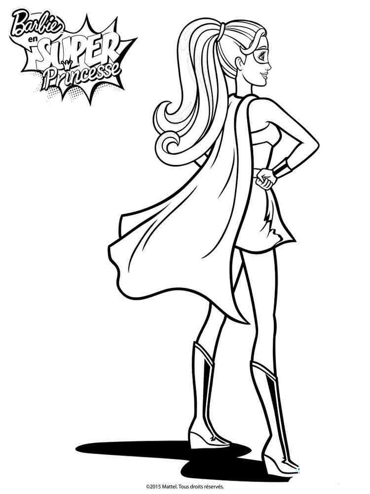 Barbie in Princess Power 6 coloring page