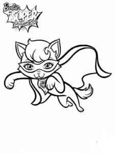 Parker from Barbie in Princess Power coloring page
