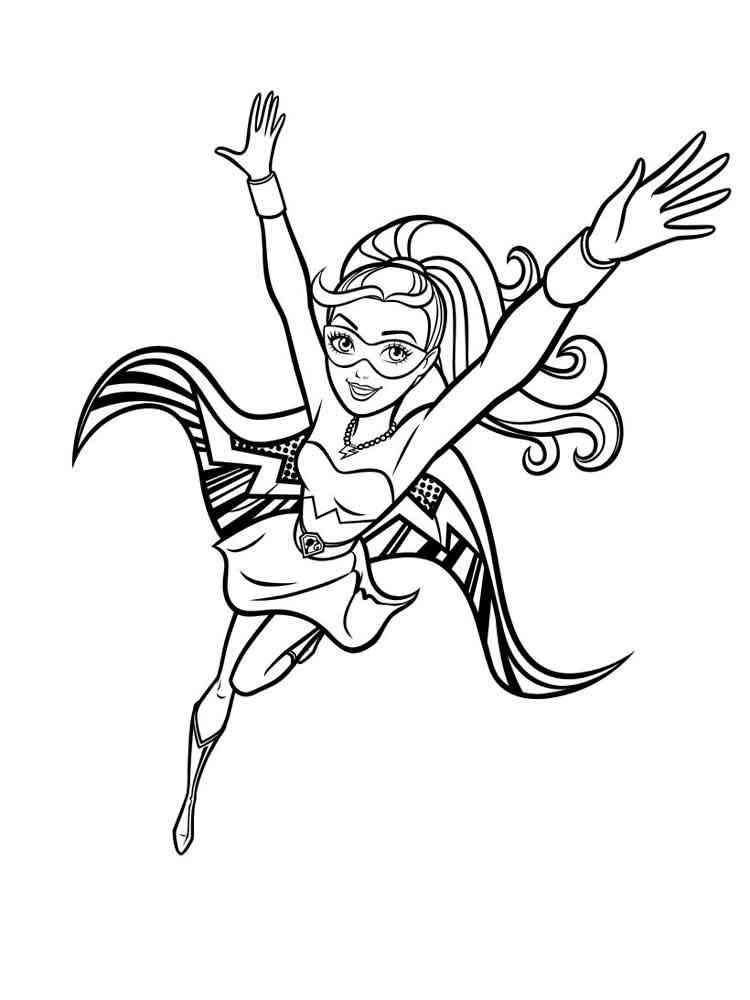 Barbie in Princess Power 7 coloring page