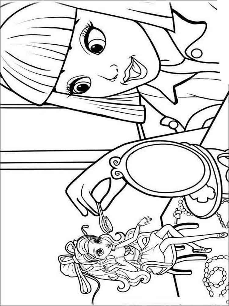Barbie Thumbelina 1 coloring page