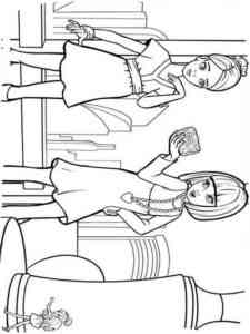 Barbie Thumbelina 11 coloring page
