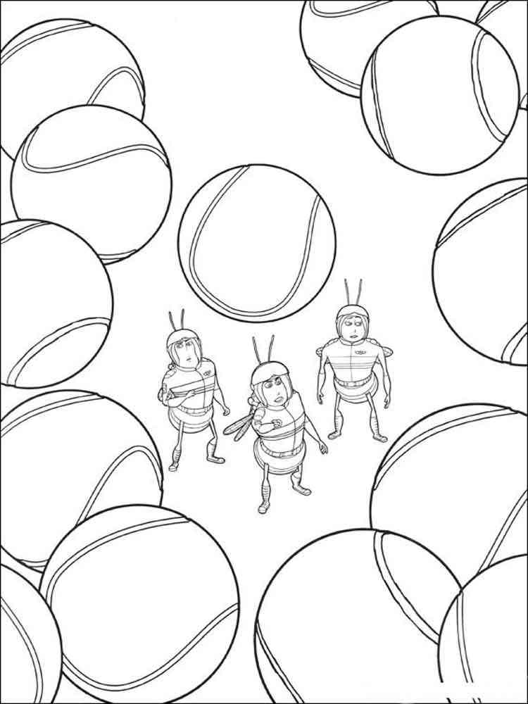 Bee Soldiers coloring page