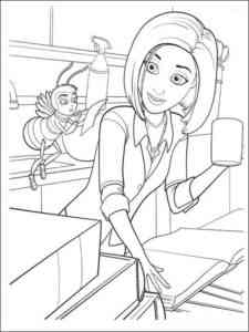 Vanessa and Barry coloring page