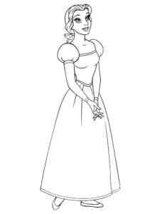 Humble Belle coloring page