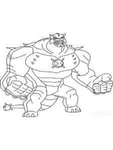 Ultimate Humungousaur from Ben 10 coloring page