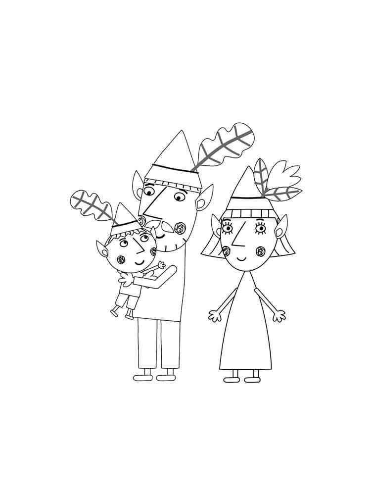 Ben’s Family coloring page