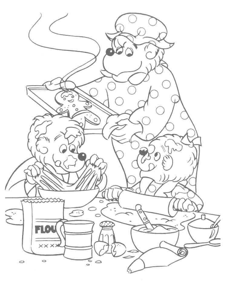 Berenstain Bears 7 coloring page