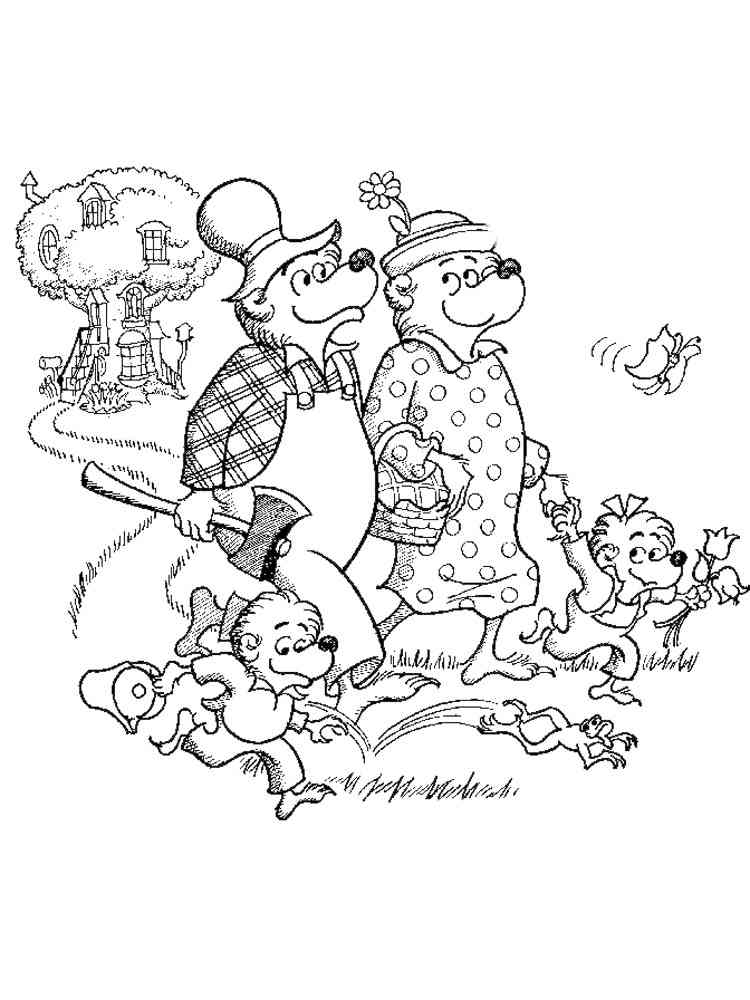 Berenstain Bears 8 coloring page