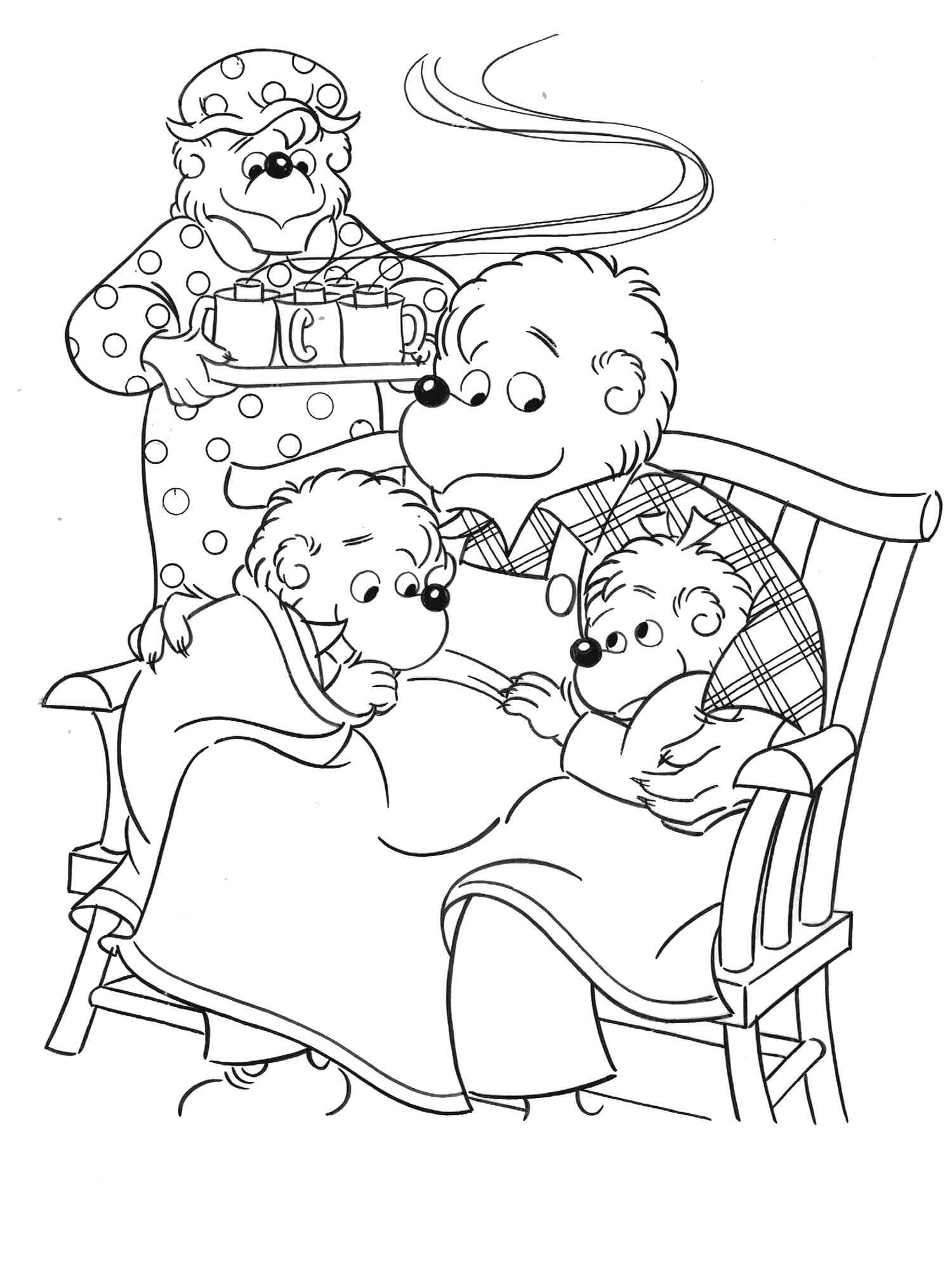 Berenstain Bears 10 coloring page