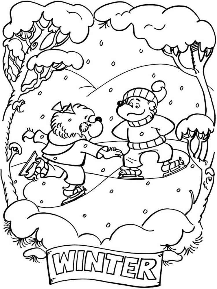 Berenstain Bears 3 coloring page