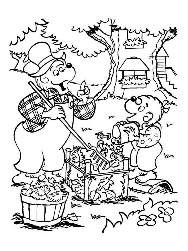 Berenstain Bears 5 coloring page