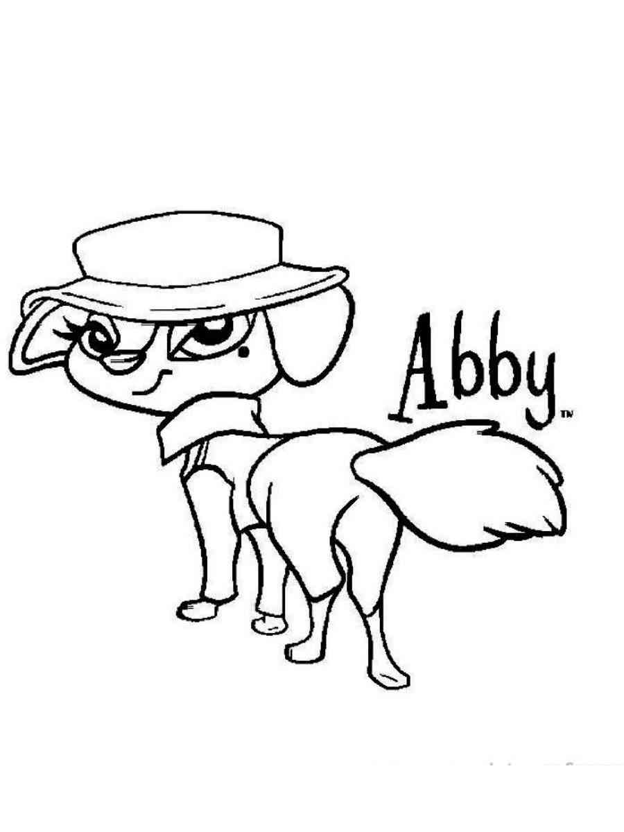 Abby from Bratz Petz coloring page