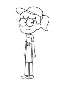 Gloria from Big City Greens coloring page