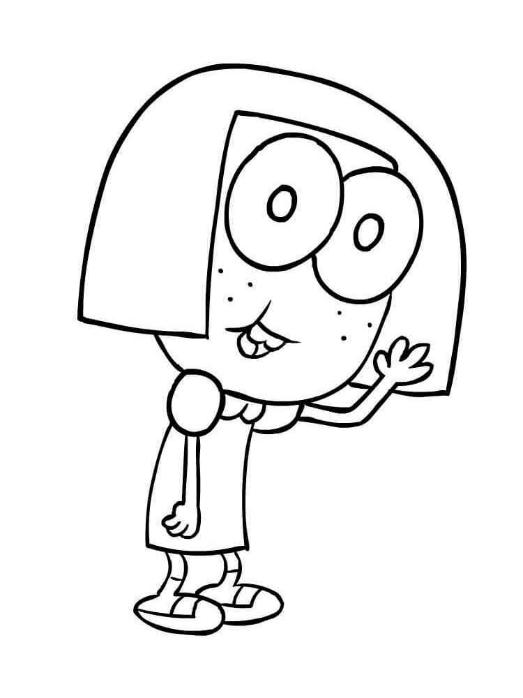 Tilly from Big City Greens coloring page