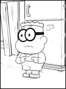 Remy from Big City Greens coloring page