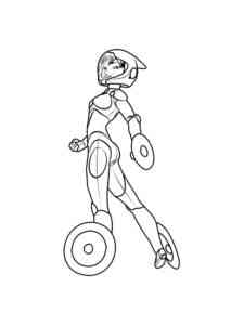 Gogo Tomato from Big Hero 6 coloring page