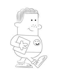 Chad Applewhite from Big Nate coloring page