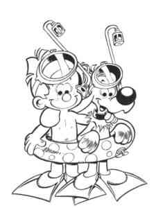 Billy and Buddy 1 coloring page