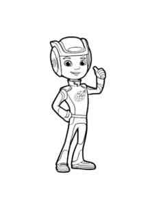 Cool AJ coloring page