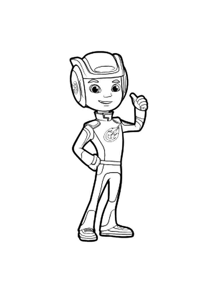 Cool AJ coloring page