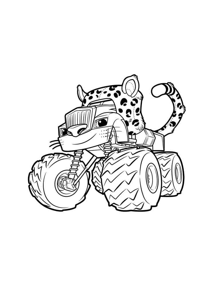 Leopard Crusher coloring page