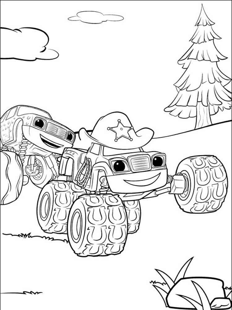 Starla and Pickle coloring page