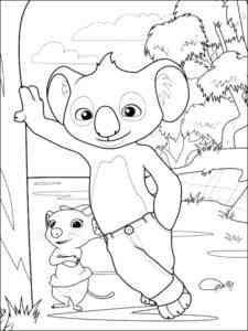 Blinky Bill 12 coloring page