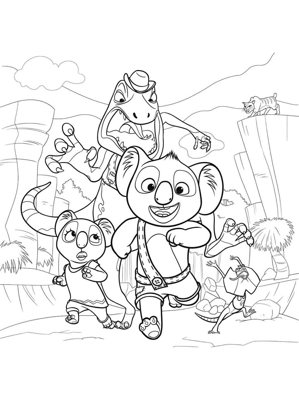 Blinky Bill 17 coloring page