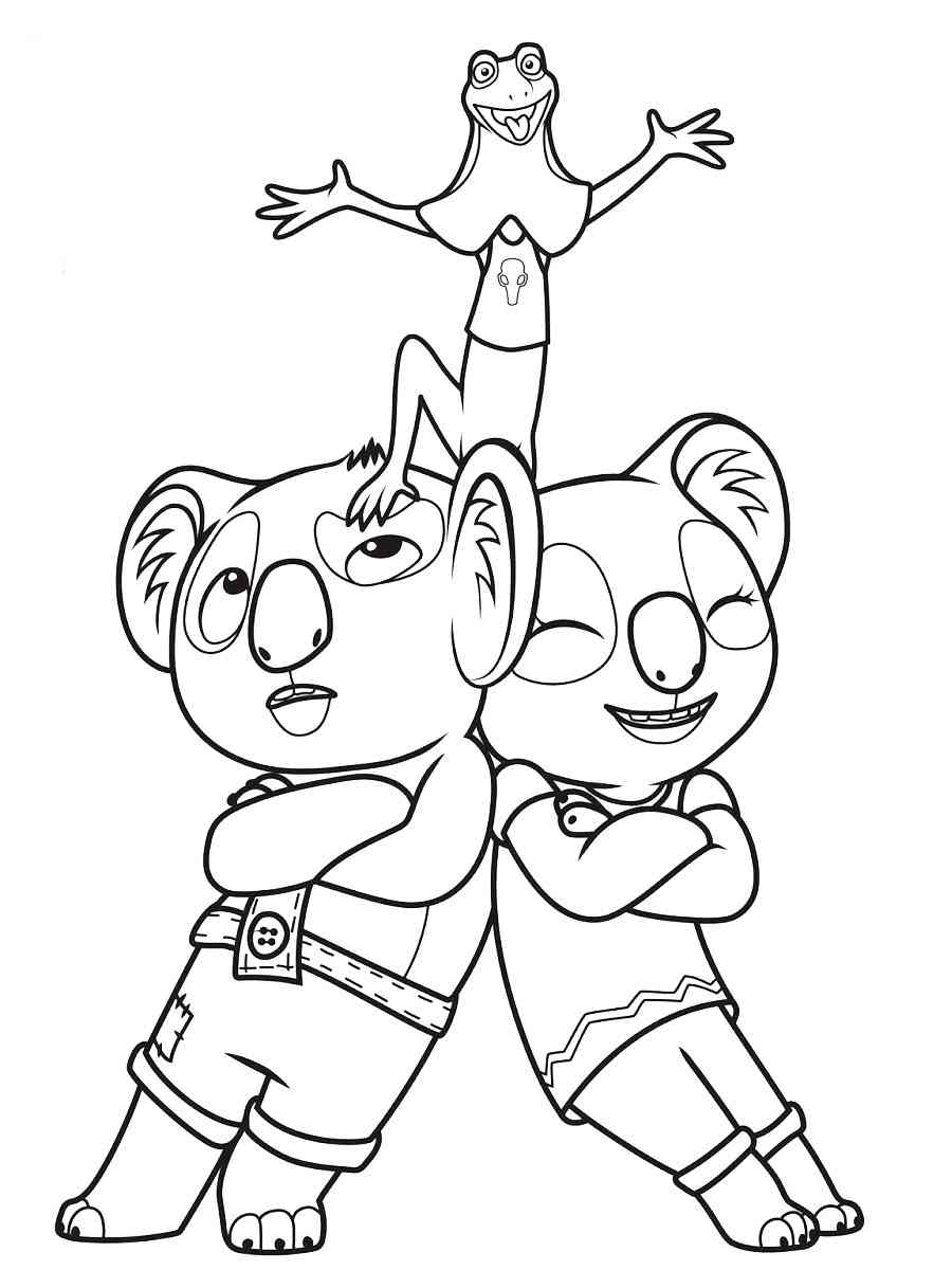 Blinky Bill 19 coloring page