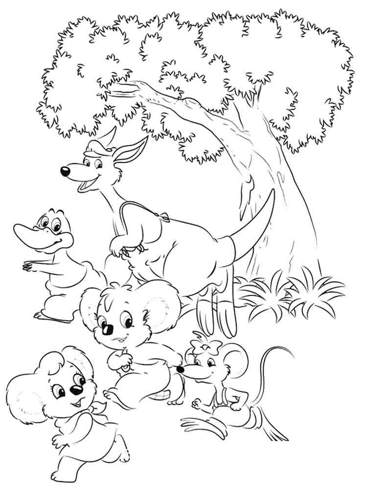 Blinky Bill 21 coloring page