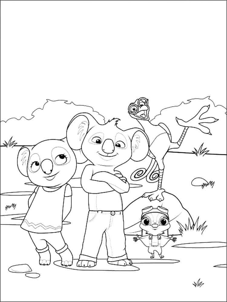 Blinky Bill 22 coloring page