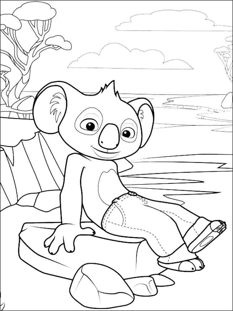 Blinky Bill 24 coloring page