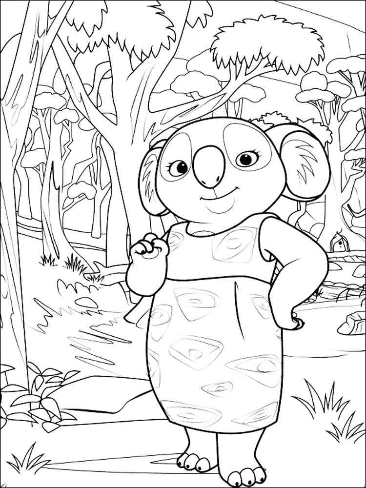 Blinky Bill 26 coloring page